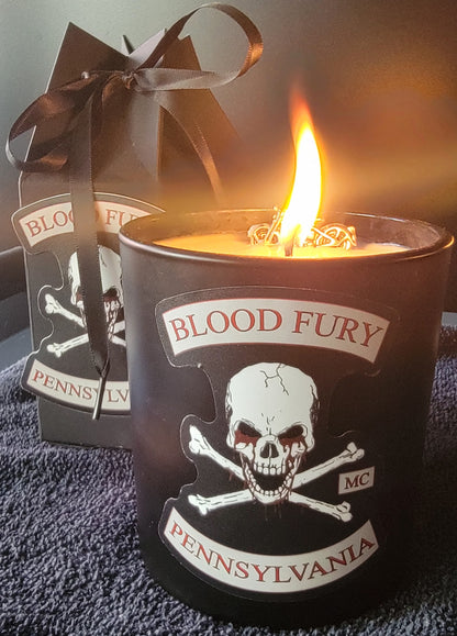 Blood Fury Candle (Jeanne St. James)