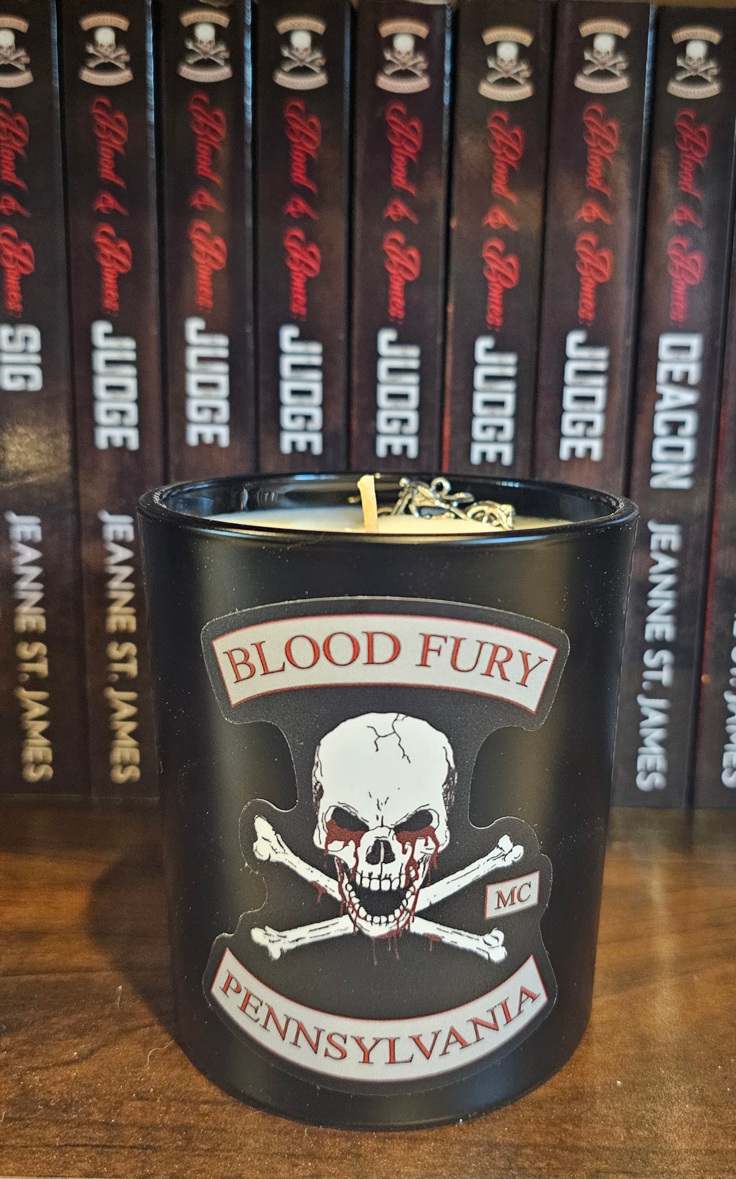 Blood Fury Candle (Jeanne St. James)